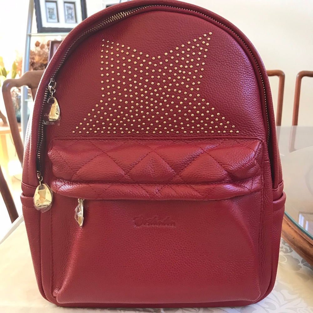 Bostanten leather backpack